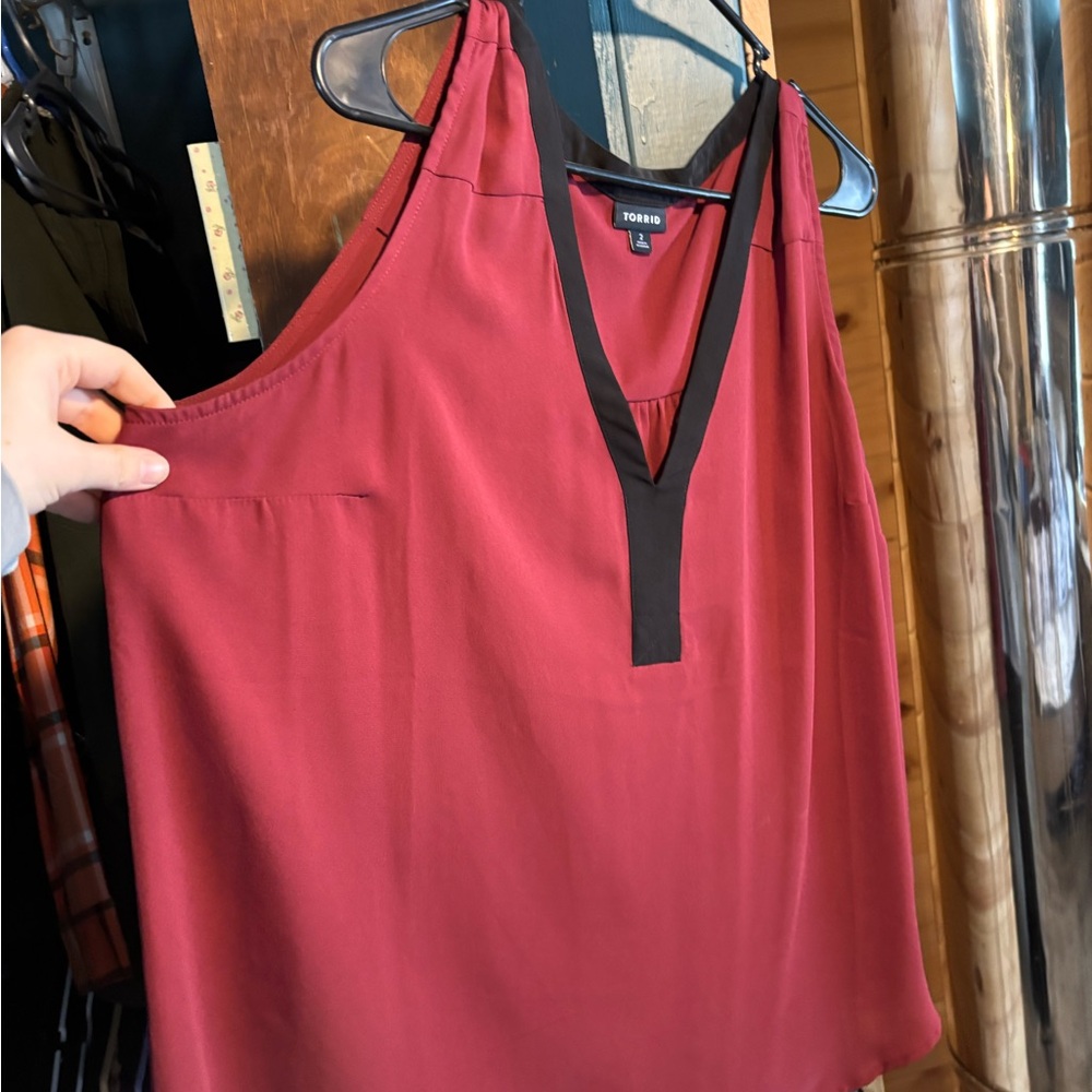 Torrid Women's V-Neck Blouse